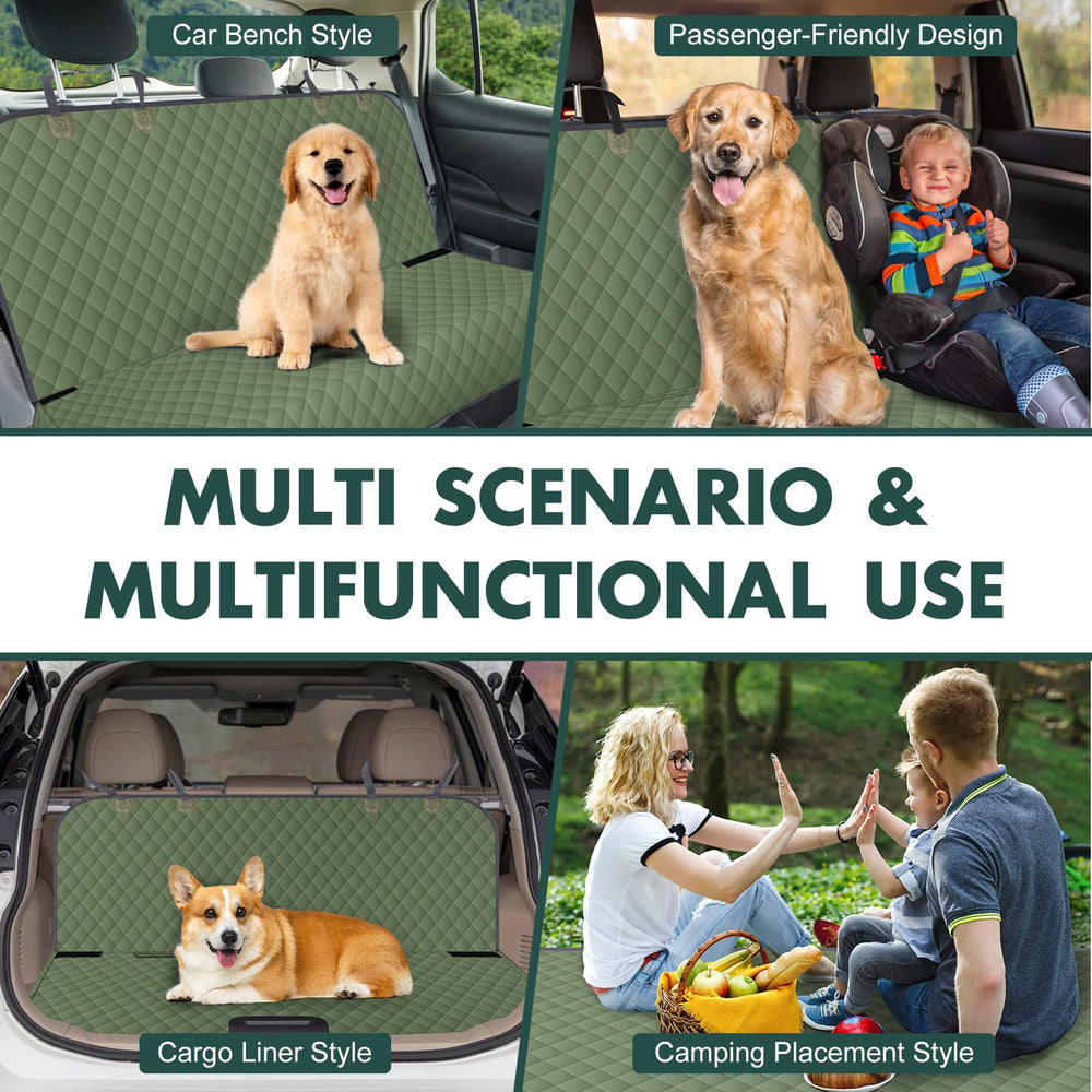 NECKORY backseat cover fits most vehicles universally.