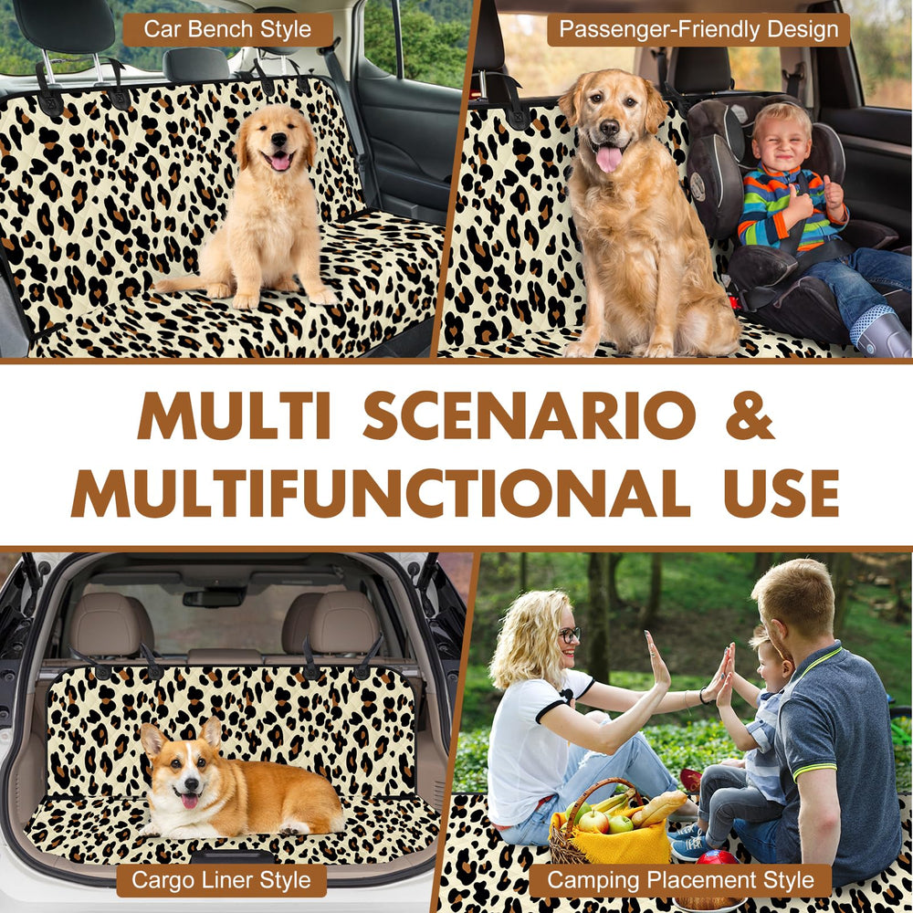 NECKORY car seat protector shows quick, tool-free installation.