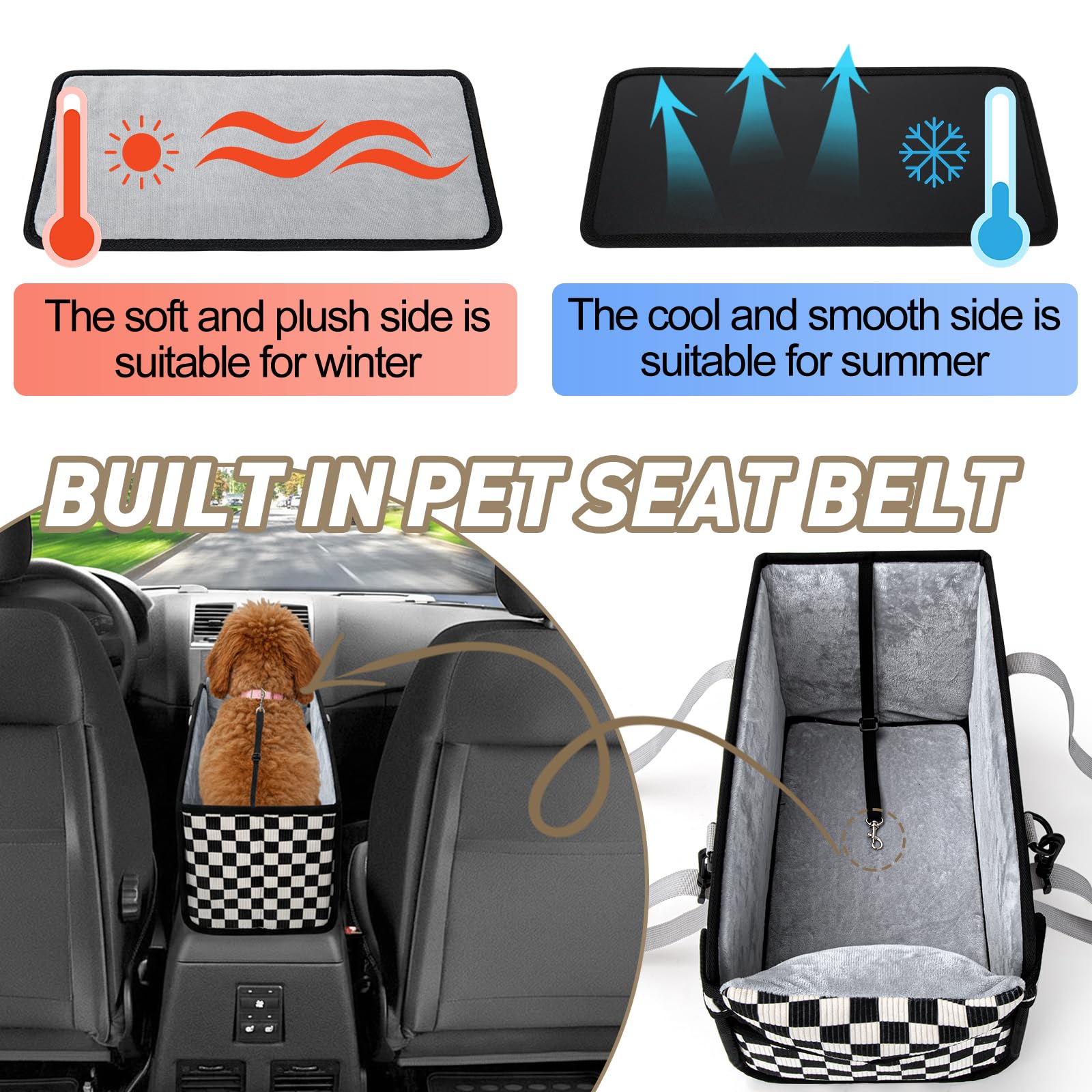 NECKORY detachable washable pad keeps the seat clean and fresh.