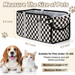NECKORY dog seat with safety belt attachment to keep pets secure.
