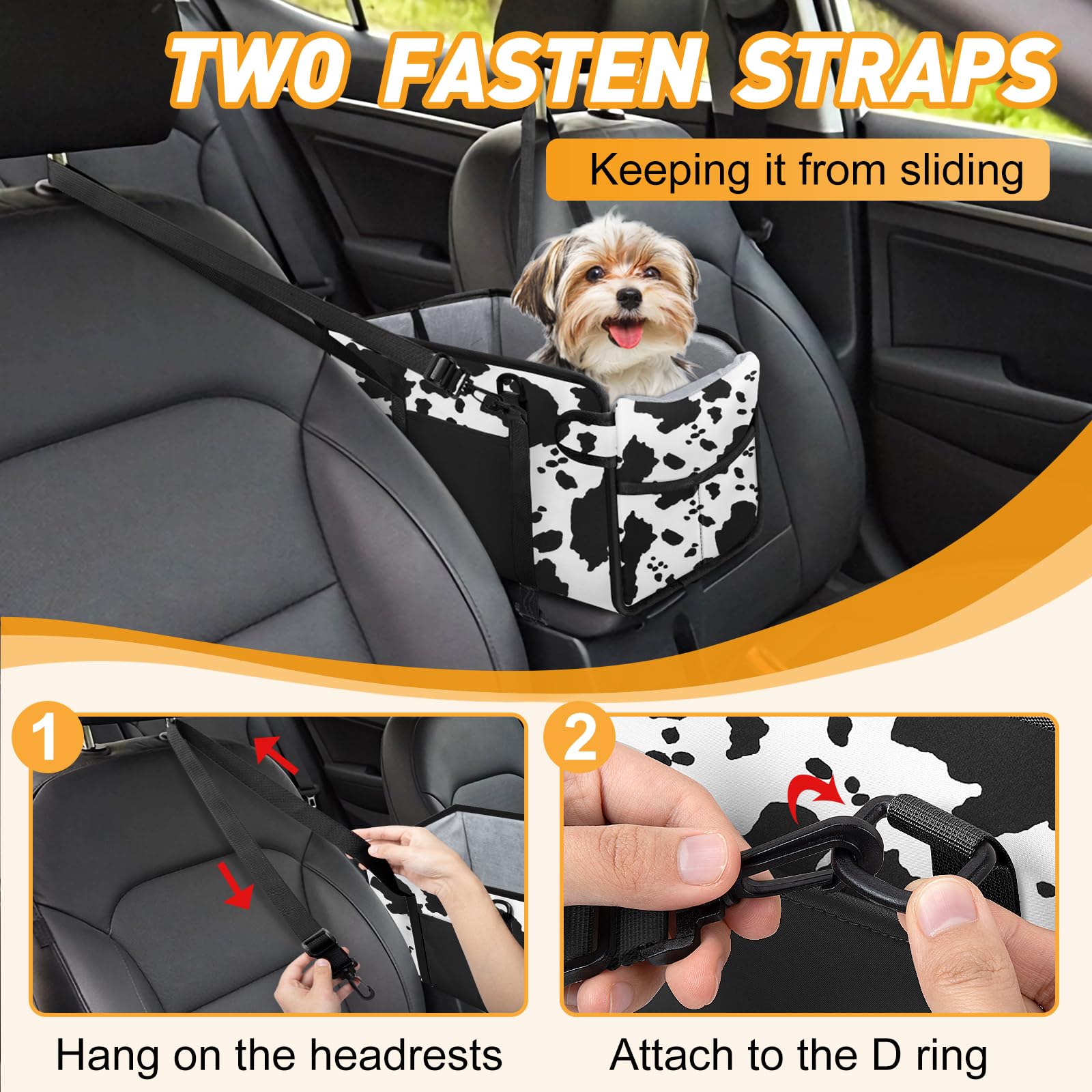 NECKORY dog car seat center console fit for multiple car models