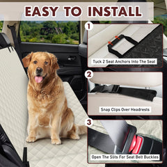 NECKORY universal-fit backseat protector for cars, trucks and SUVs