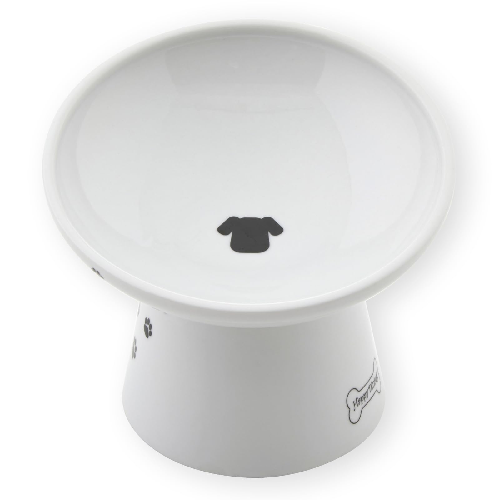 Necoichi elevated bowl with non-slip ring keeps feeding steady during busy meals.