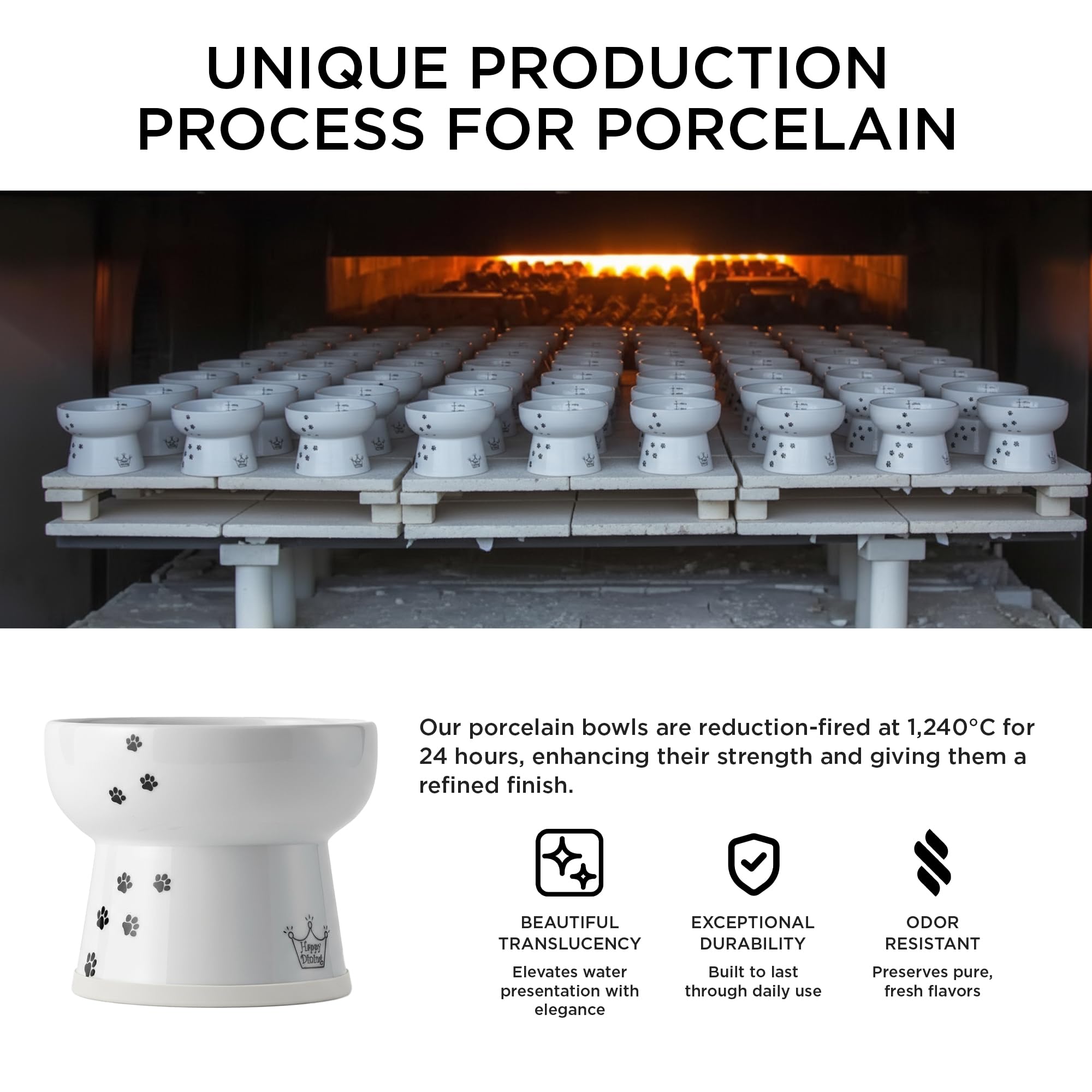NECOICHI white ceramic bowl blends with modern homes.