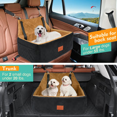 NEEZUKAR safety leashes keep pets secured during drives.