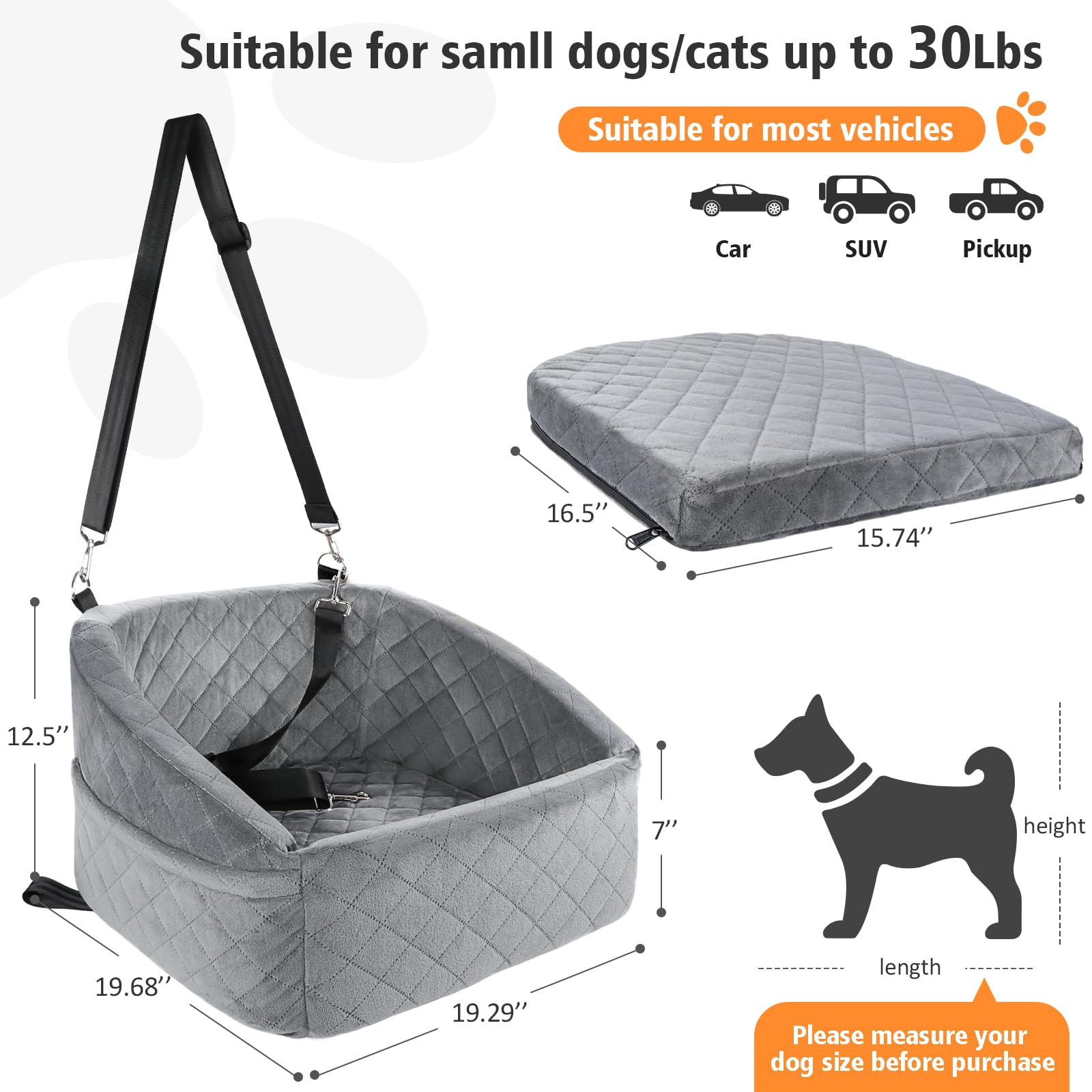NEEZUKAR booster seat side pocket showing convenient storage during trips