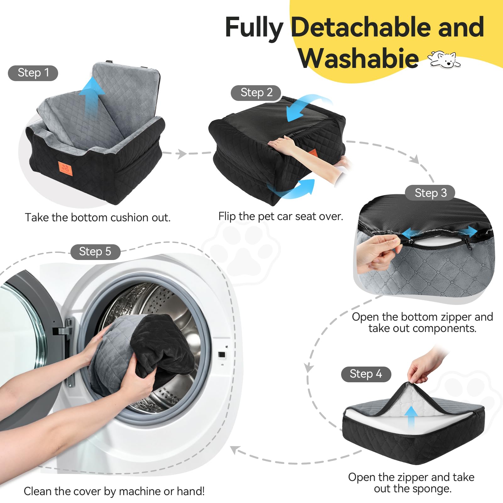 NEEZUKAR washable cover for easy cleaning after trips