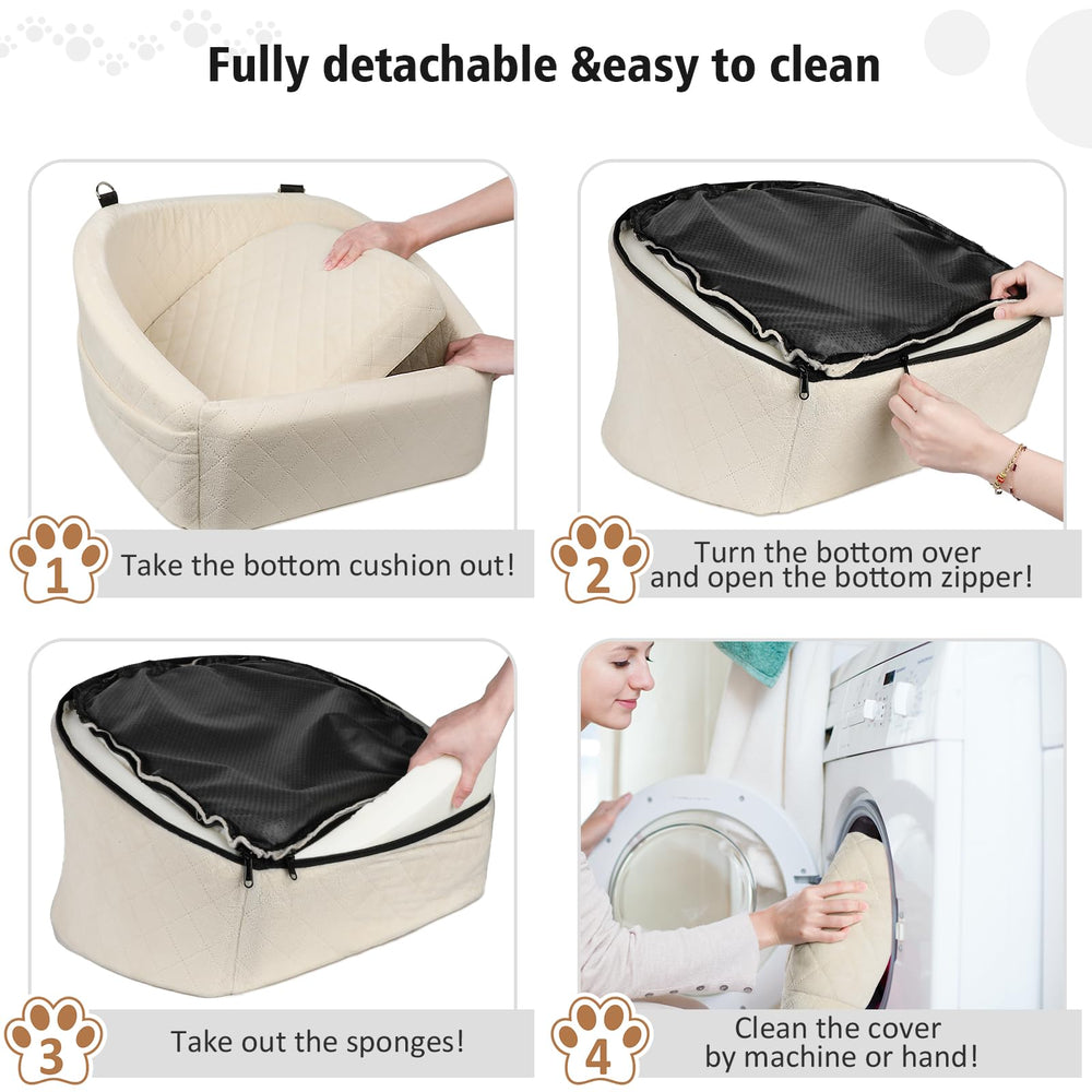 NEEZUKAR dog seat removable washable cover for easy cleaning.