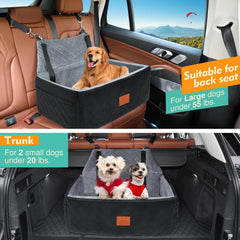 NEEZUKAR dog seat cover is detachable and machine washable for easy cleaning