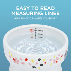 Nekoichi Sakura edition porcelain is non-absorbent and durable for daily use.