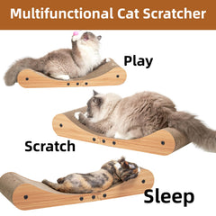 Nekosan cat-scratcher-bed heavy-duty corrugated cardboard withstands scratching