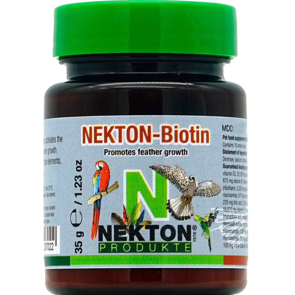 Nekton Bio for Feathering bottle front promotes plumage support
