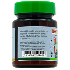 Nekton Bio for Feathering packaging detail for storage and use