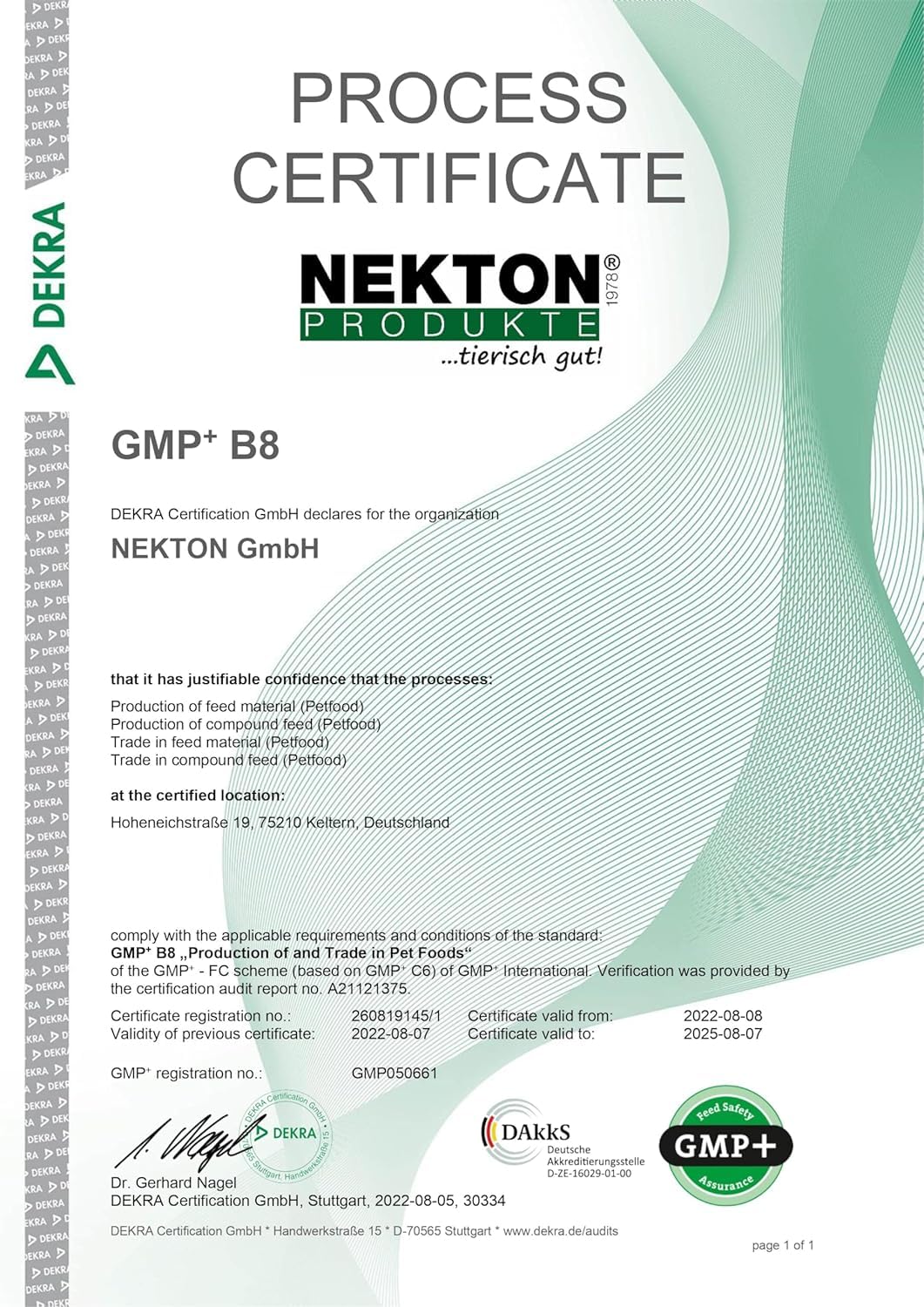 Nekton-S in bird feeder image; boosts everyday feeding routine.