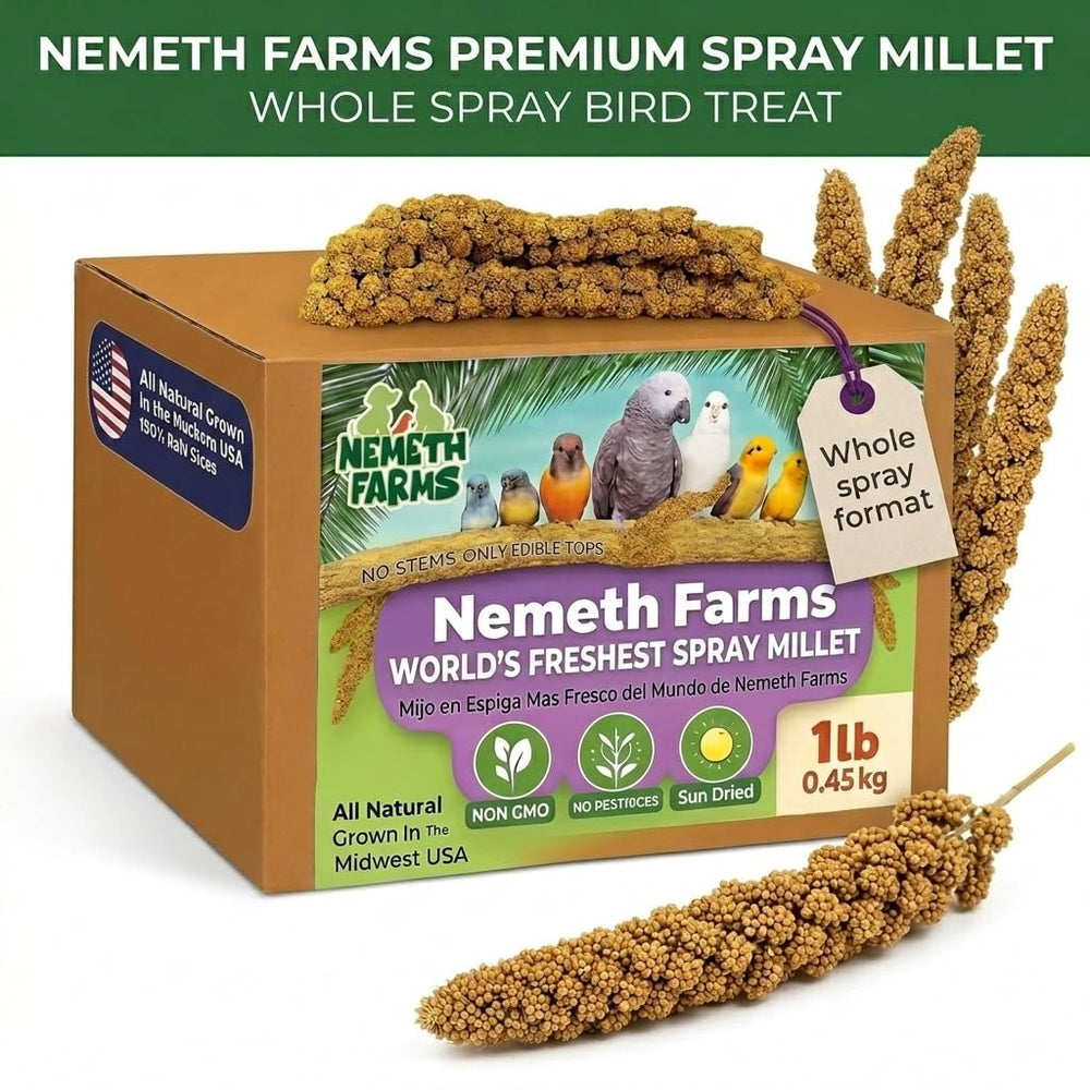Nemeth Farms high-acceptance treats are loved by many birds.
