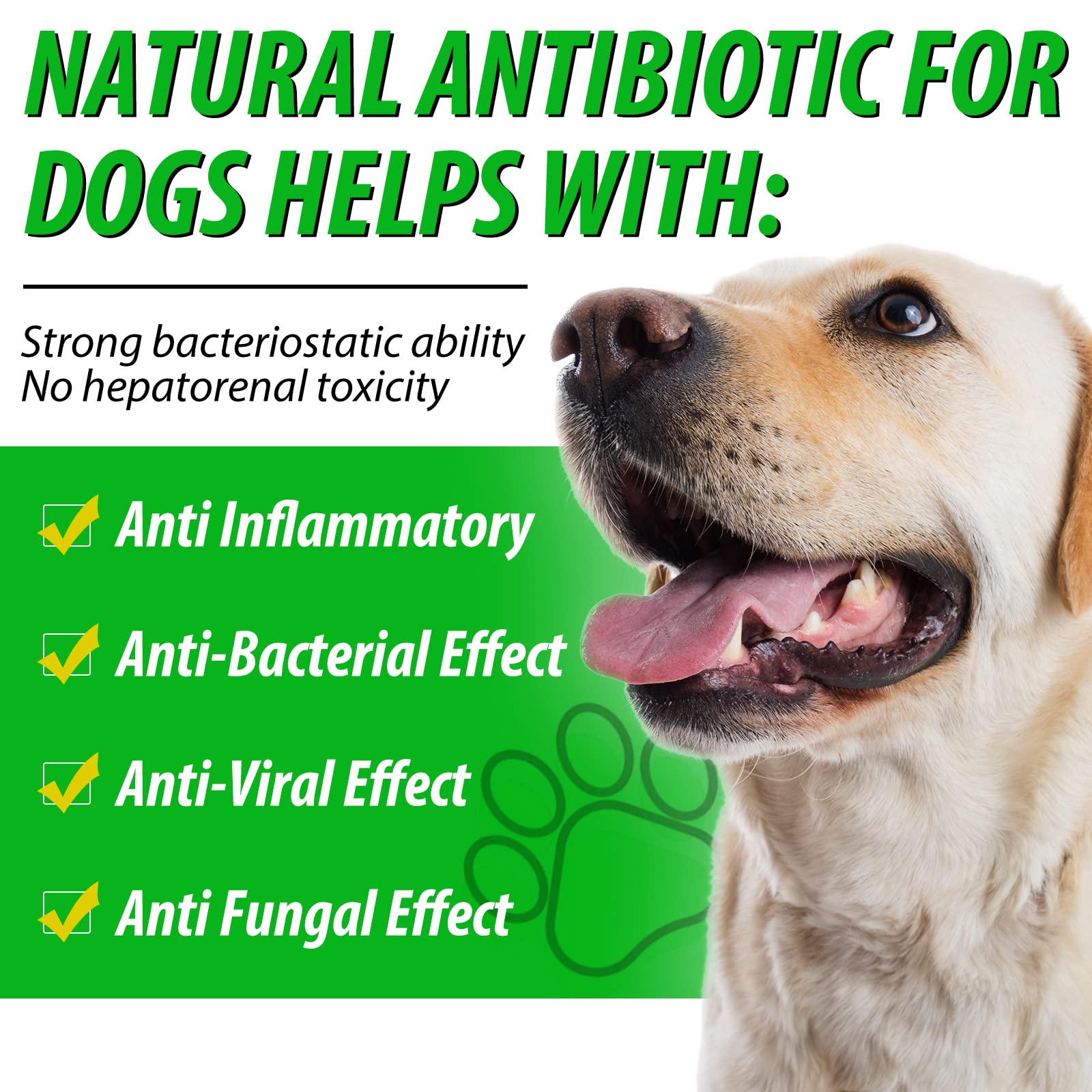 NenMaoKeNu goldenseal herbal formulation for dogs
