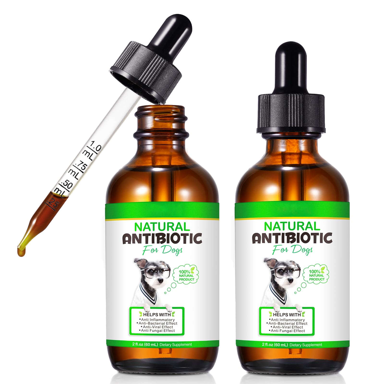 NenMaoKeNu two pack bottle for convenient dog wellness support