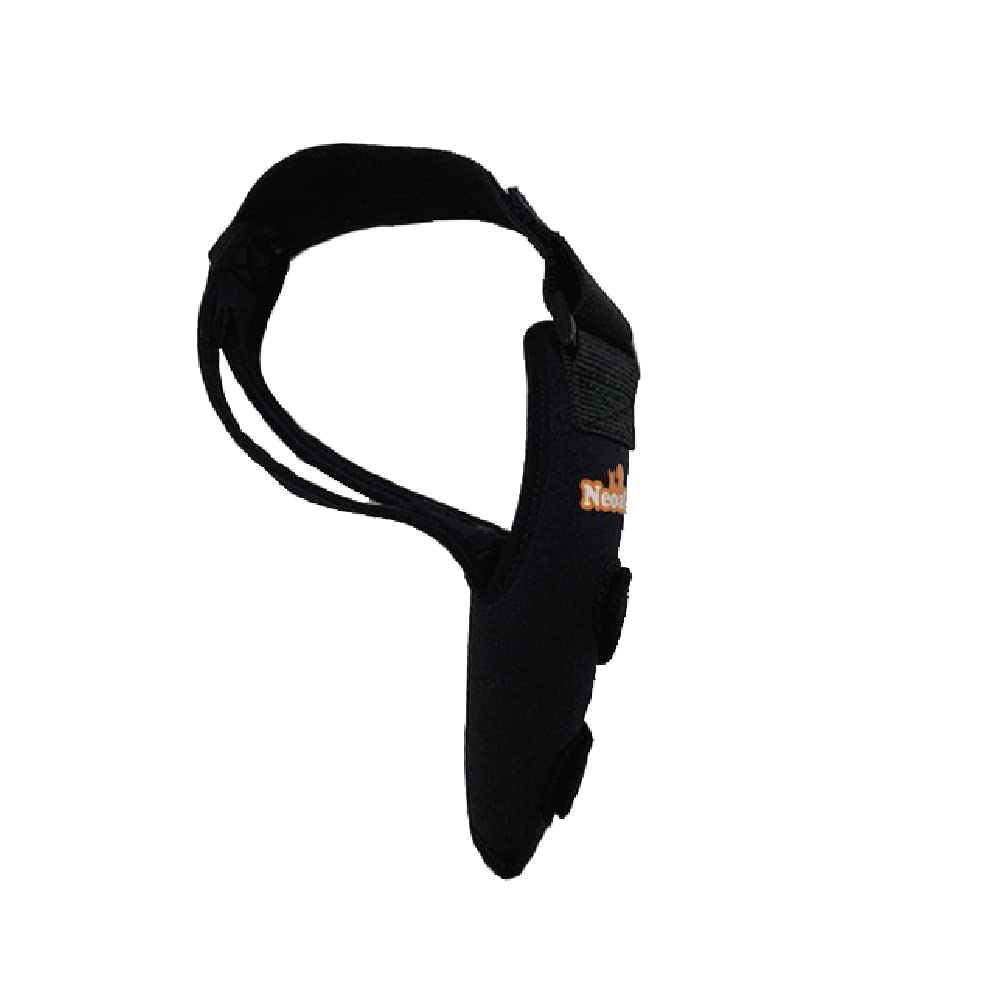 NeoAlly elbow brace left large side view highlights snug protection during movement.