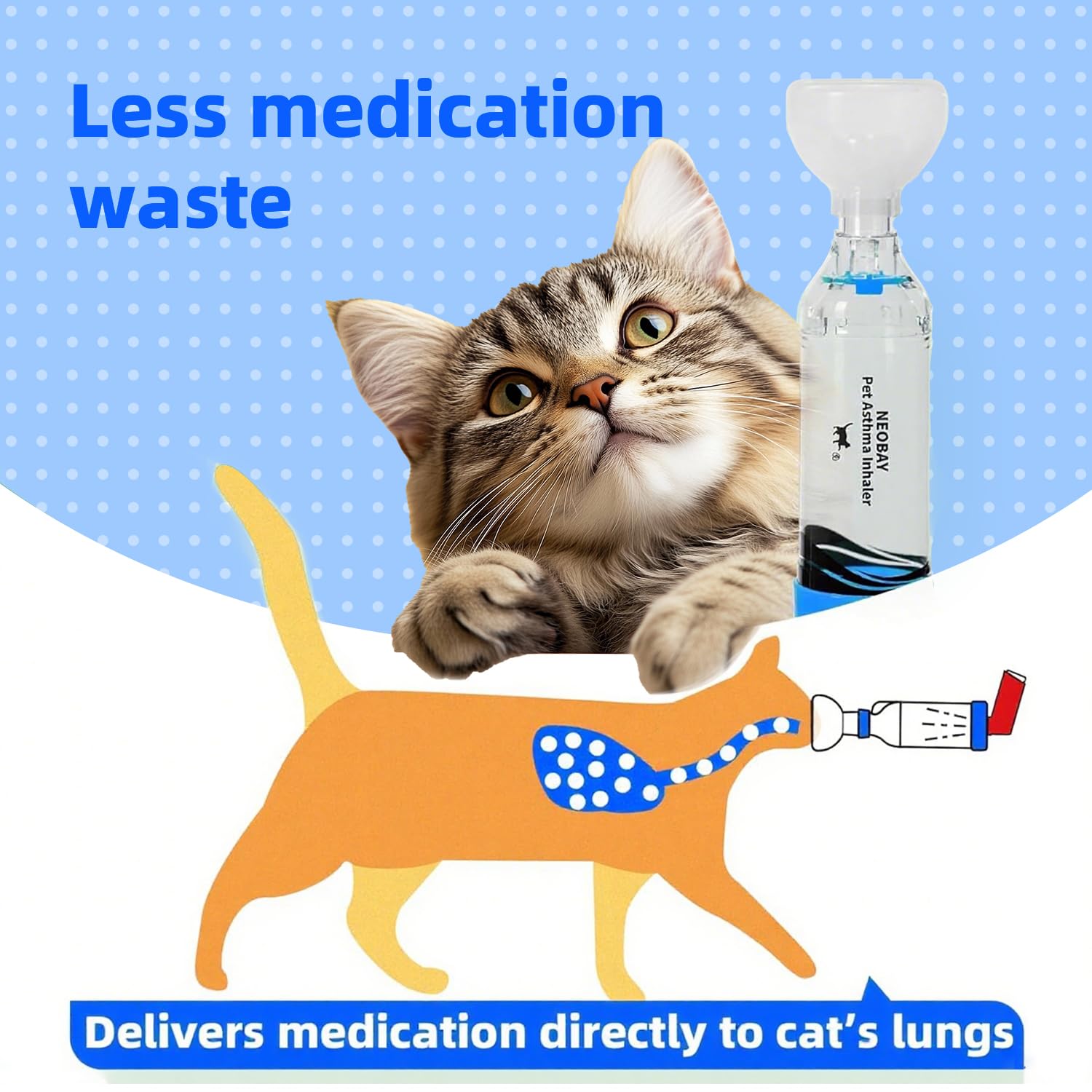 Neobay spacer anti-static body minimizes medication adhesion to walls