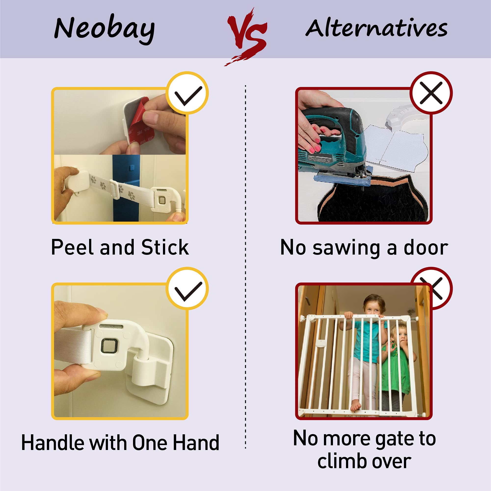 Neobay dog-proof design demonstrates blocking larger pets from the litter area