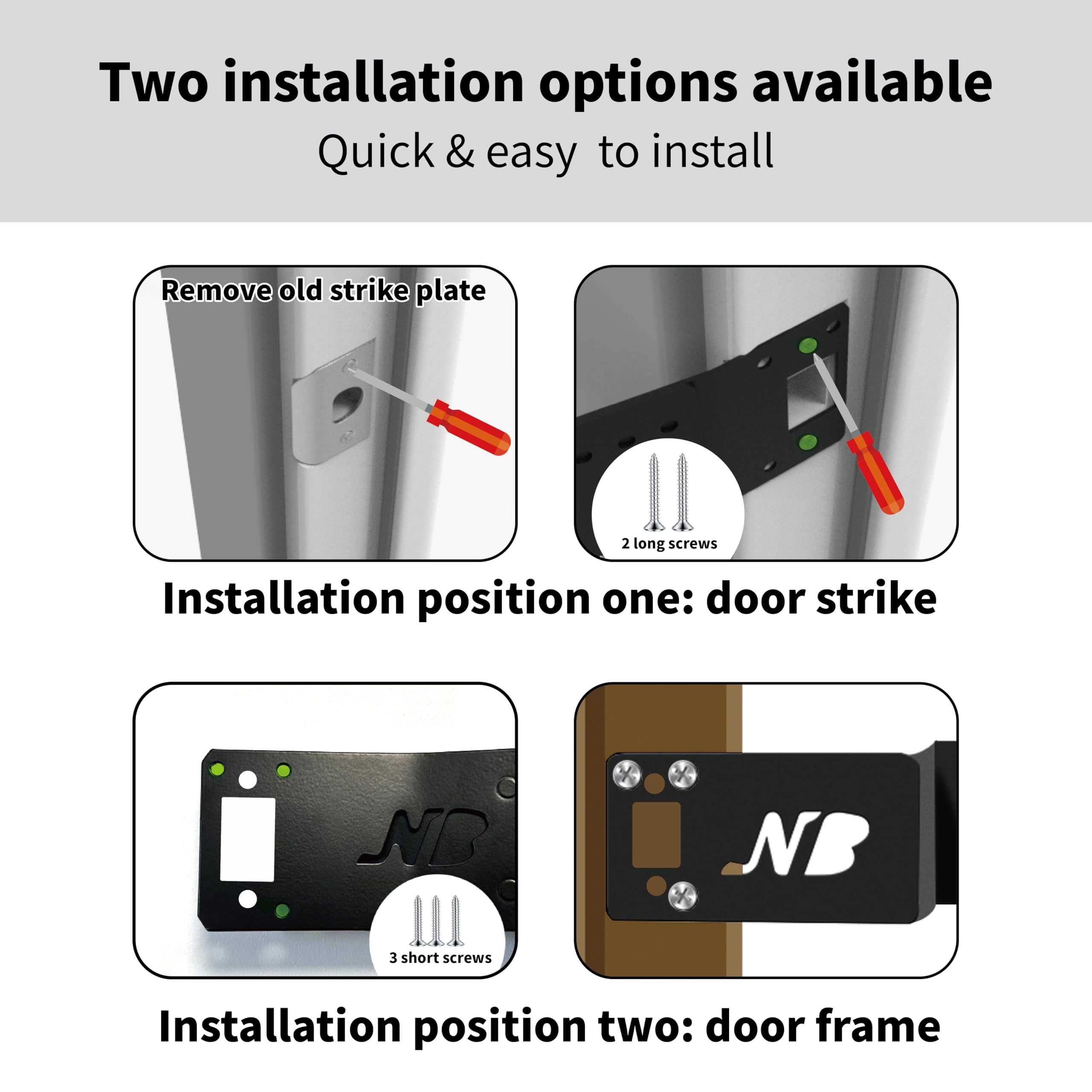 Neobay steel cat door latch blocks dogs from entering the cat zone.