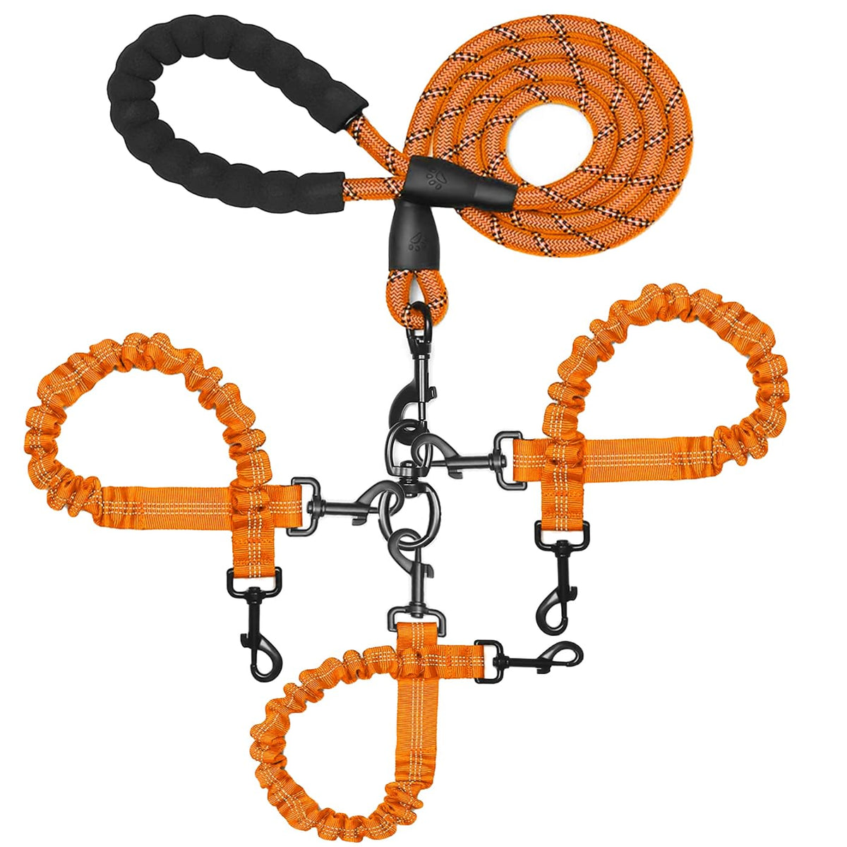 NEOGULY 3 Dog Leash tangling-free design supports smooth multi-dog walks