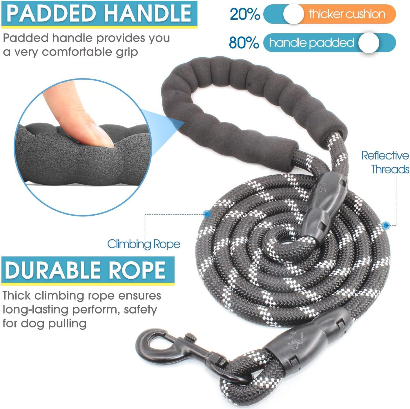 NEOGULY heavy-duty nylon rope for durable everyday use