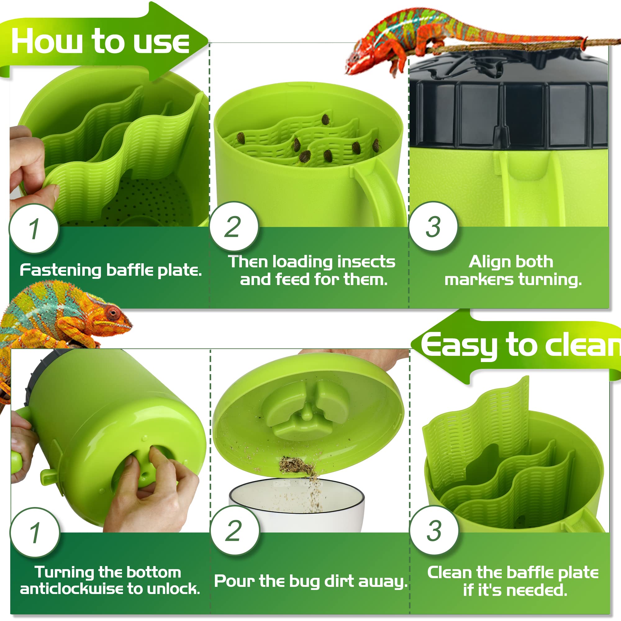 NEPTONION powder feed hatch with magnet for tidy, hands-free use.