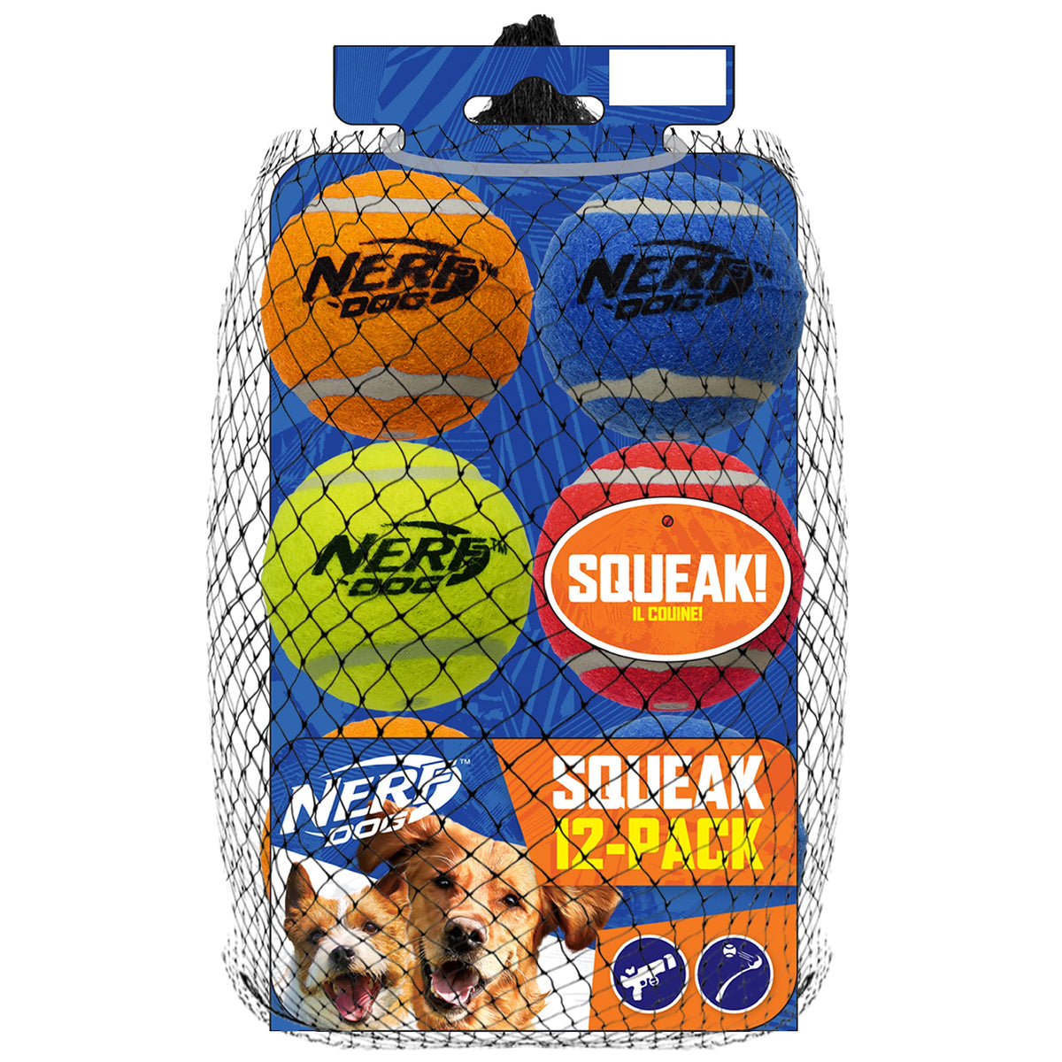 Nerf Dog 12-piece toy gift set for versatile fetch and training sessions.