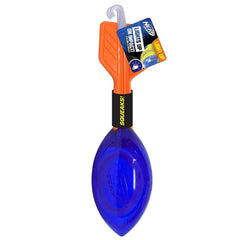 Nerf Dog 12in LED football with squeak for interactive play and night visibility