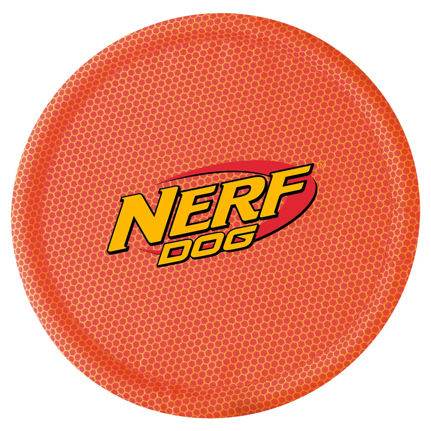 Nerf Dog Nylon Flyer 9-inch diameter for medium and large breeds.