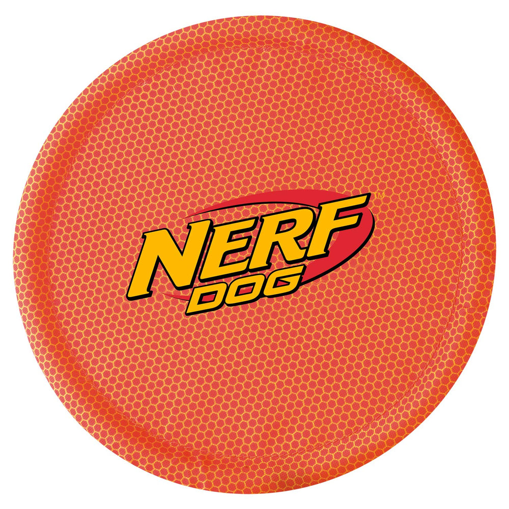 Nerf Dog Nylon Flyer 9-inch diameter for medium and large breeds.