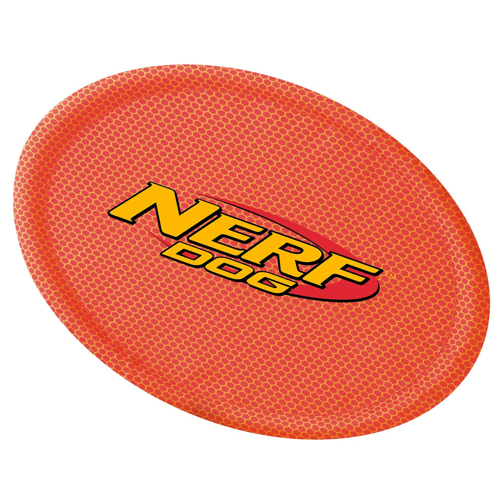Nerf Dog Nylon Flyer training aid for dock diving and practice.
