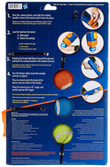 Nerf Dog Tennis Ball Blaster distance control enables adaptable garden play.