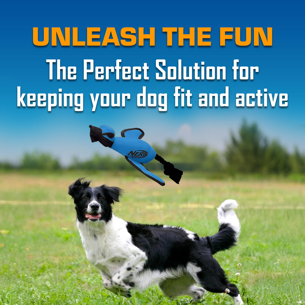 Nerf Dog Trackshot Launching Duck offers up to 75 feet of flight
