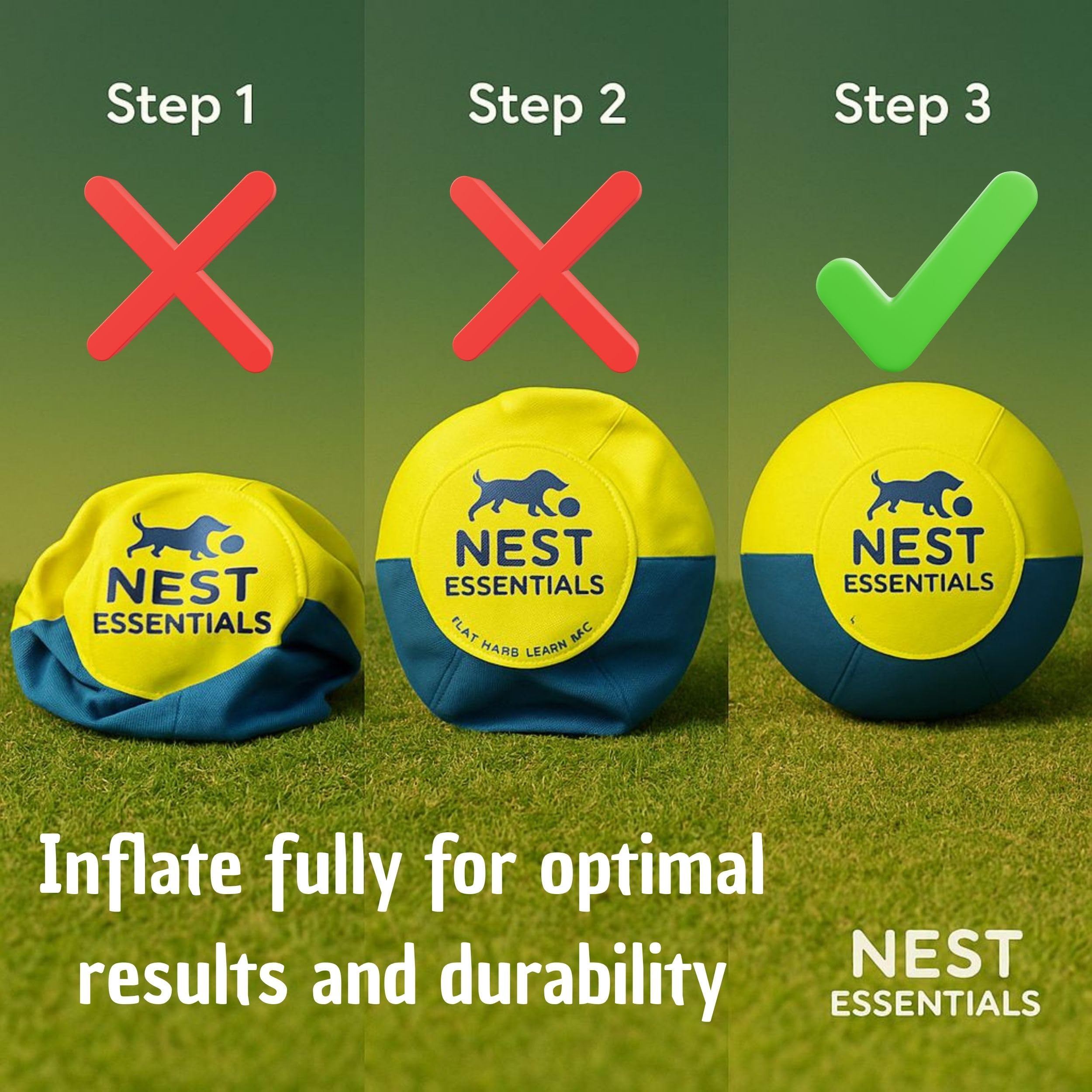 Nest Essentials Herding Ball includes a clicker for training on the go.