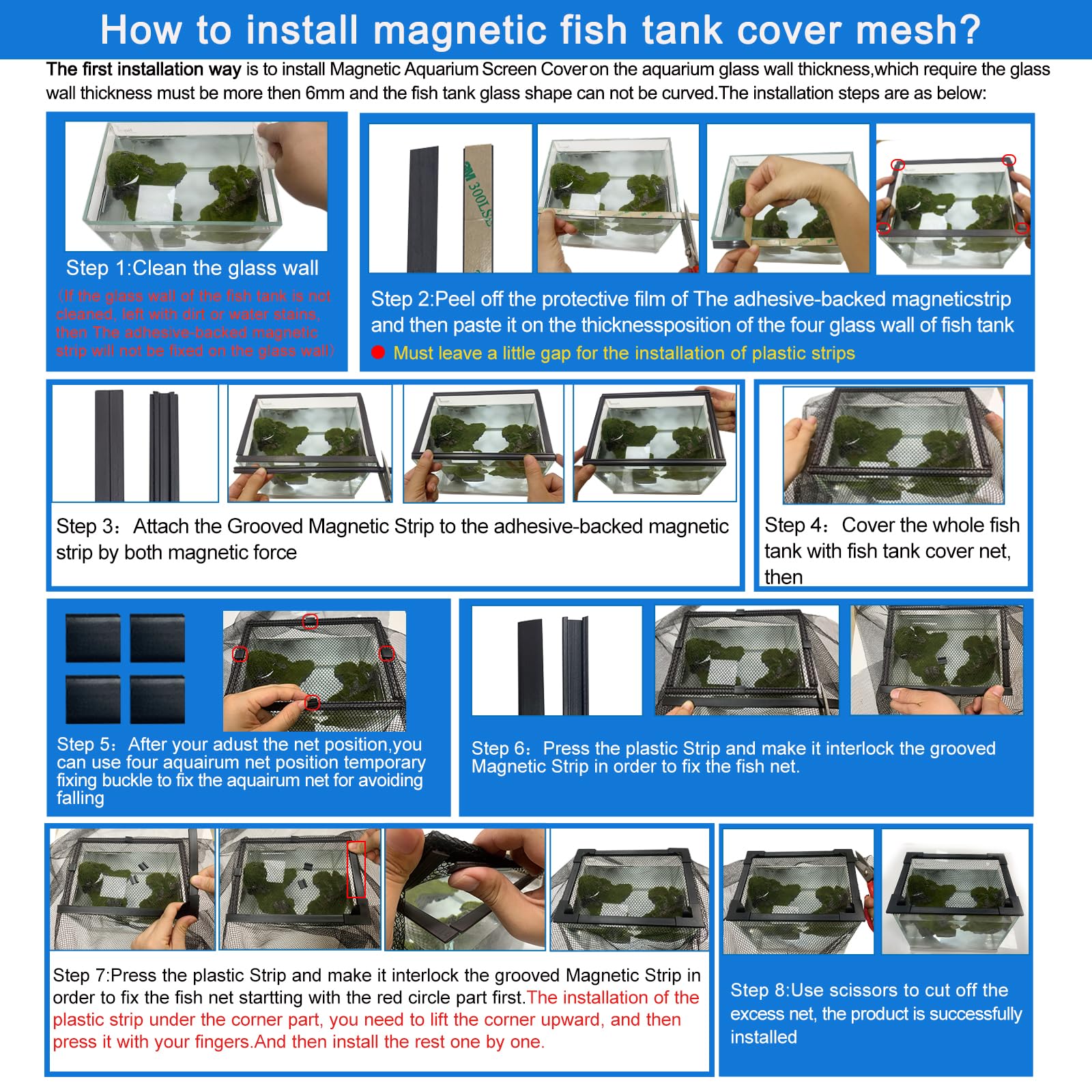 NestBasics anti-jumping mesh cover on tank top reducing jumps and splash