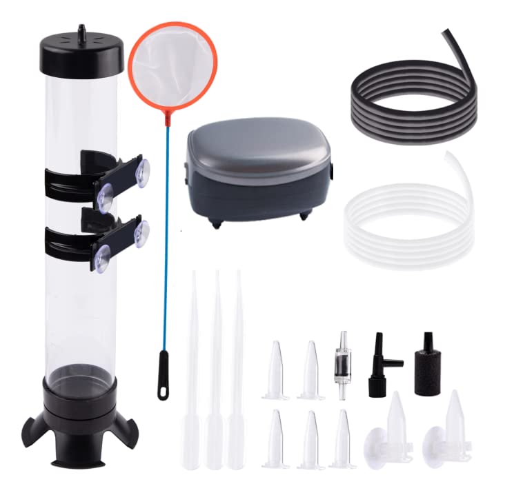 NestBasics brine shrimp hatchery incubator shown for reliable Artemia egg incubation