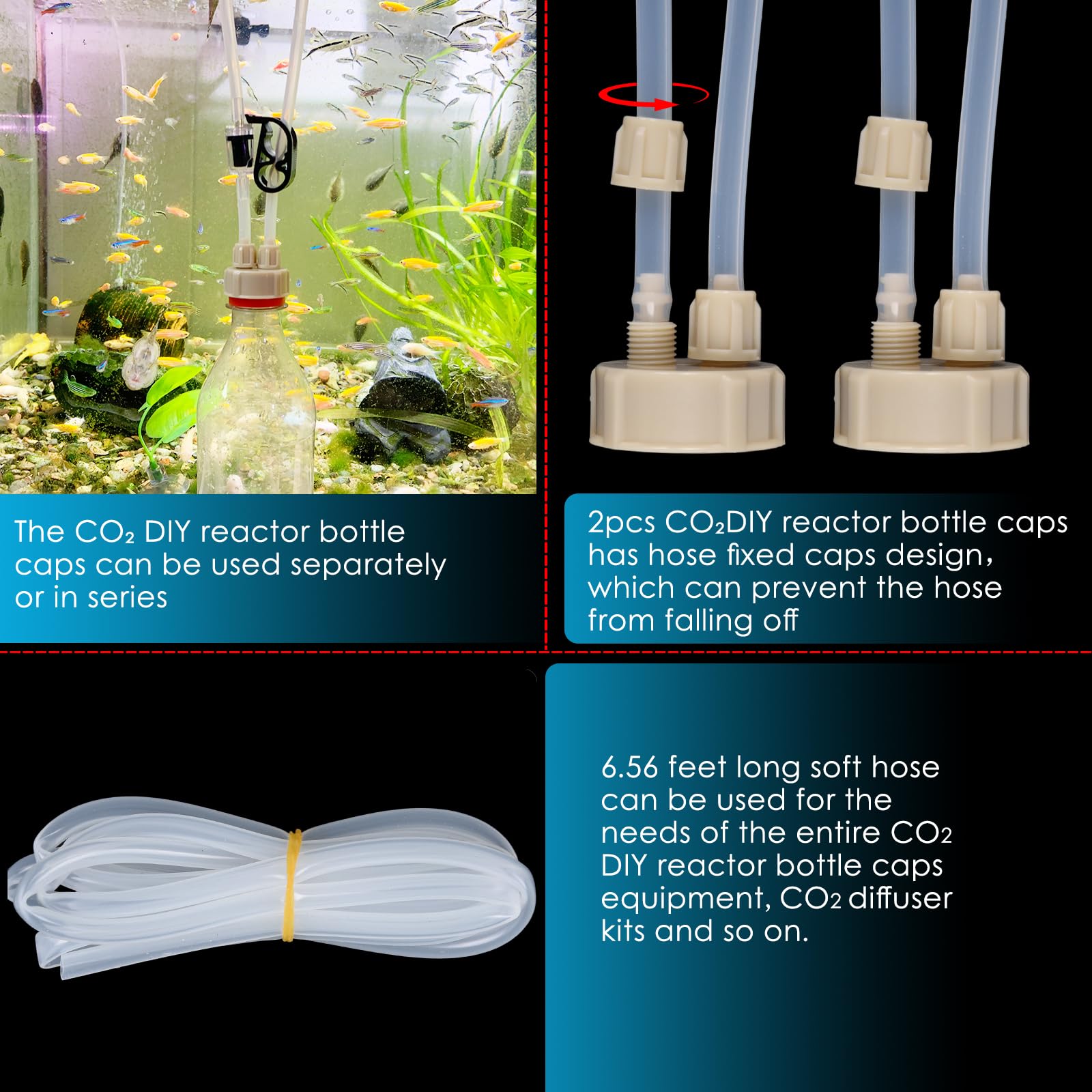 NestBasics CO2 bubble diffuser stone producing fine bubbles for dissolution
