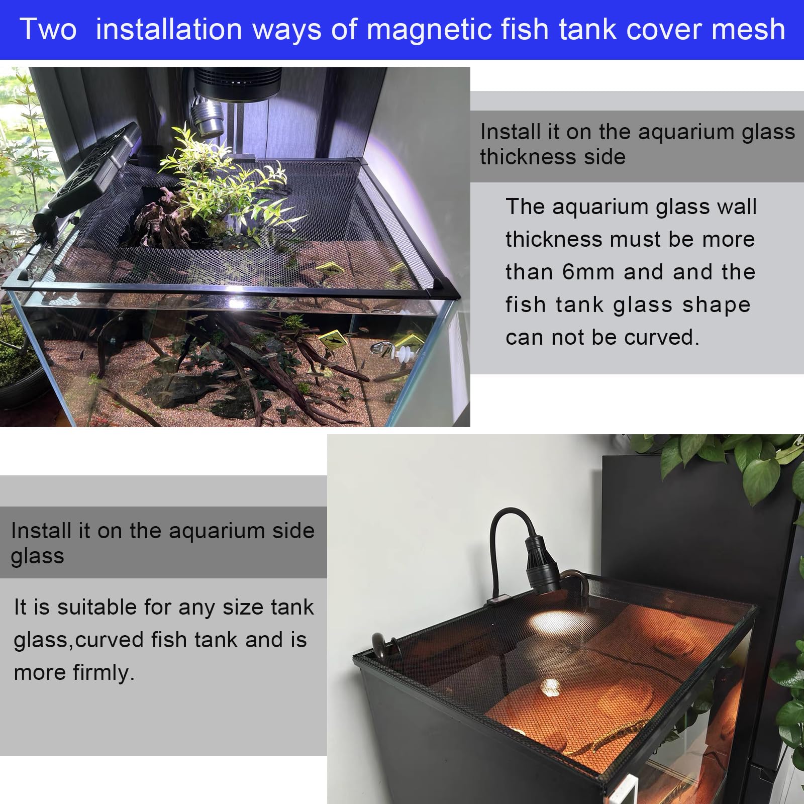 NestBasics soft mesh protects fish from injury during jumps.