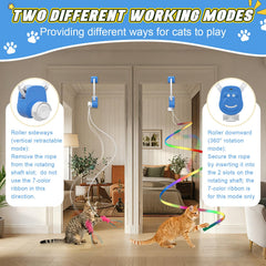 NestChroix two-way motion cat toy mimics hunting movements for kittens.