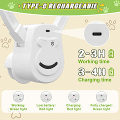 NestChroix USB-rechargeable toy with LED indicators for easy status
