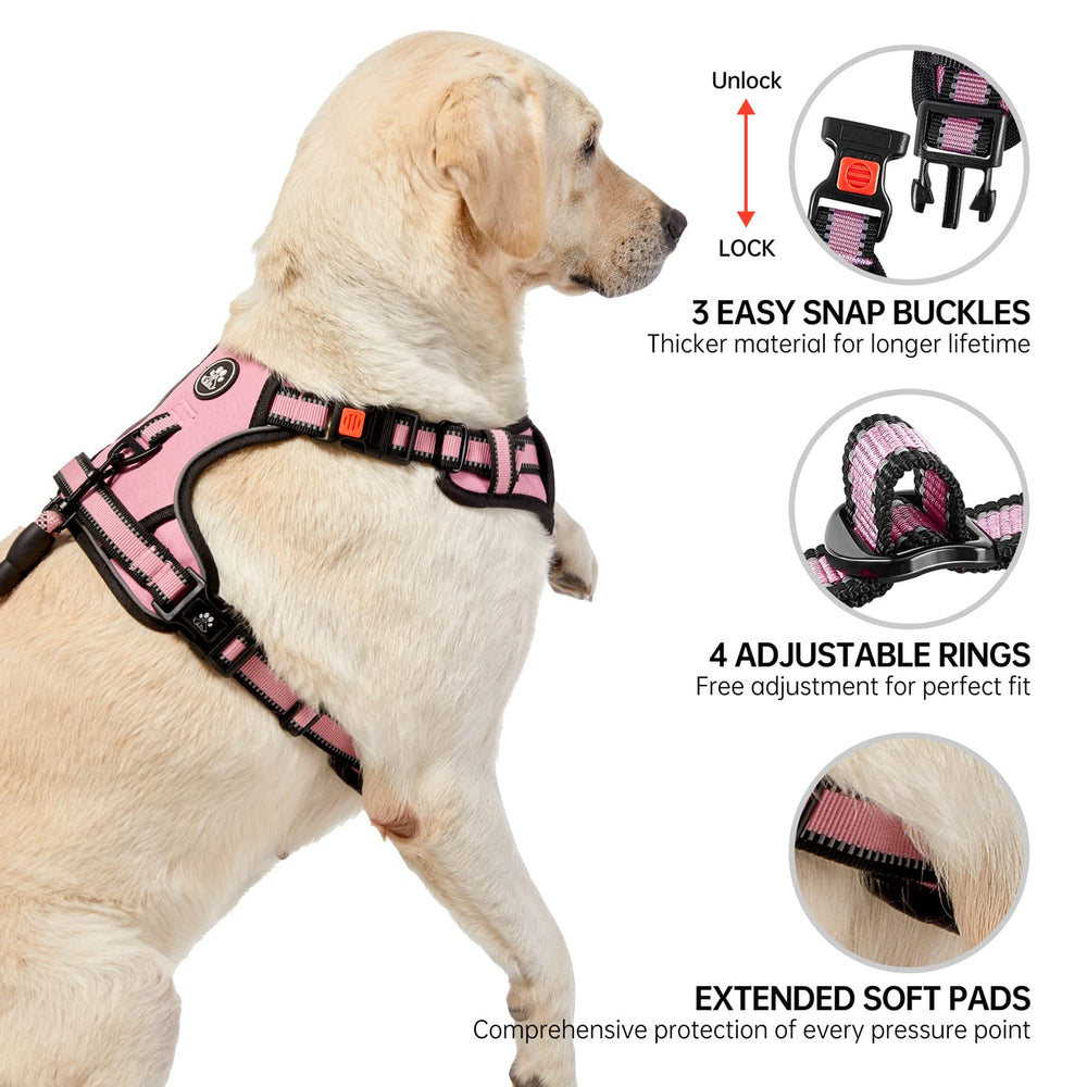 Reflective strip detail enhances night visibility during evening walks in pink.