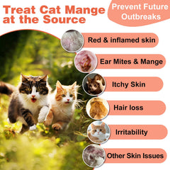 Netrca Mange Treatment capsules closeup for effective skin relief.