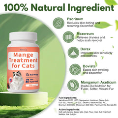 Netrca Mange Treatment skin repair focus supports healthy coat.