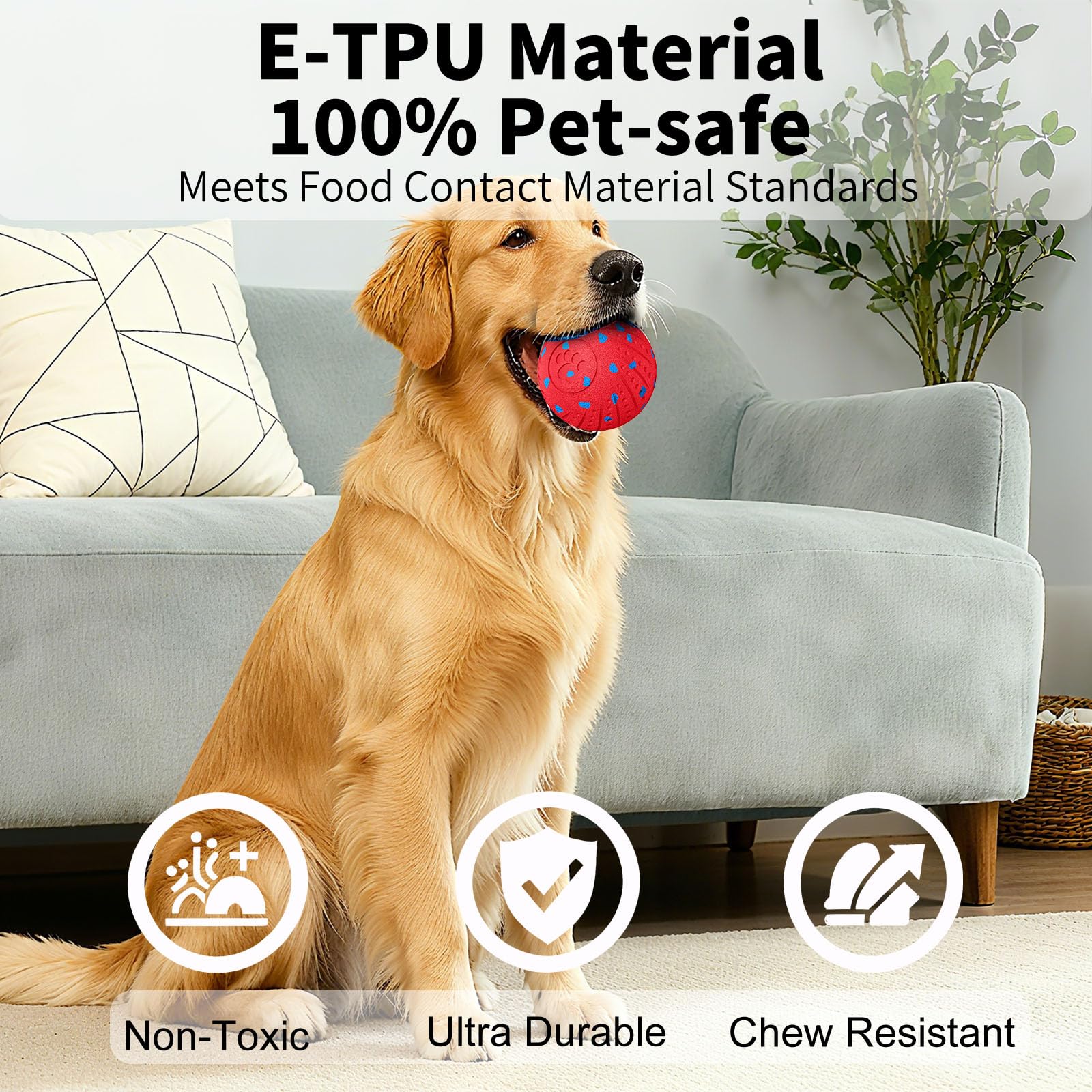 NETRCO three-mode settings fit high-energy, active, or gentle play.