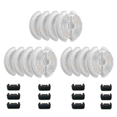 NeucomBBT 12-pack cat fountain filters for 67oz fountains improve water clarity.