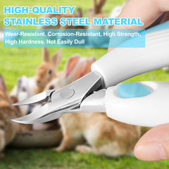 Nevixtal Rabbit Teeth Cutter ergonomic handle offers a comfortable grip during trims.