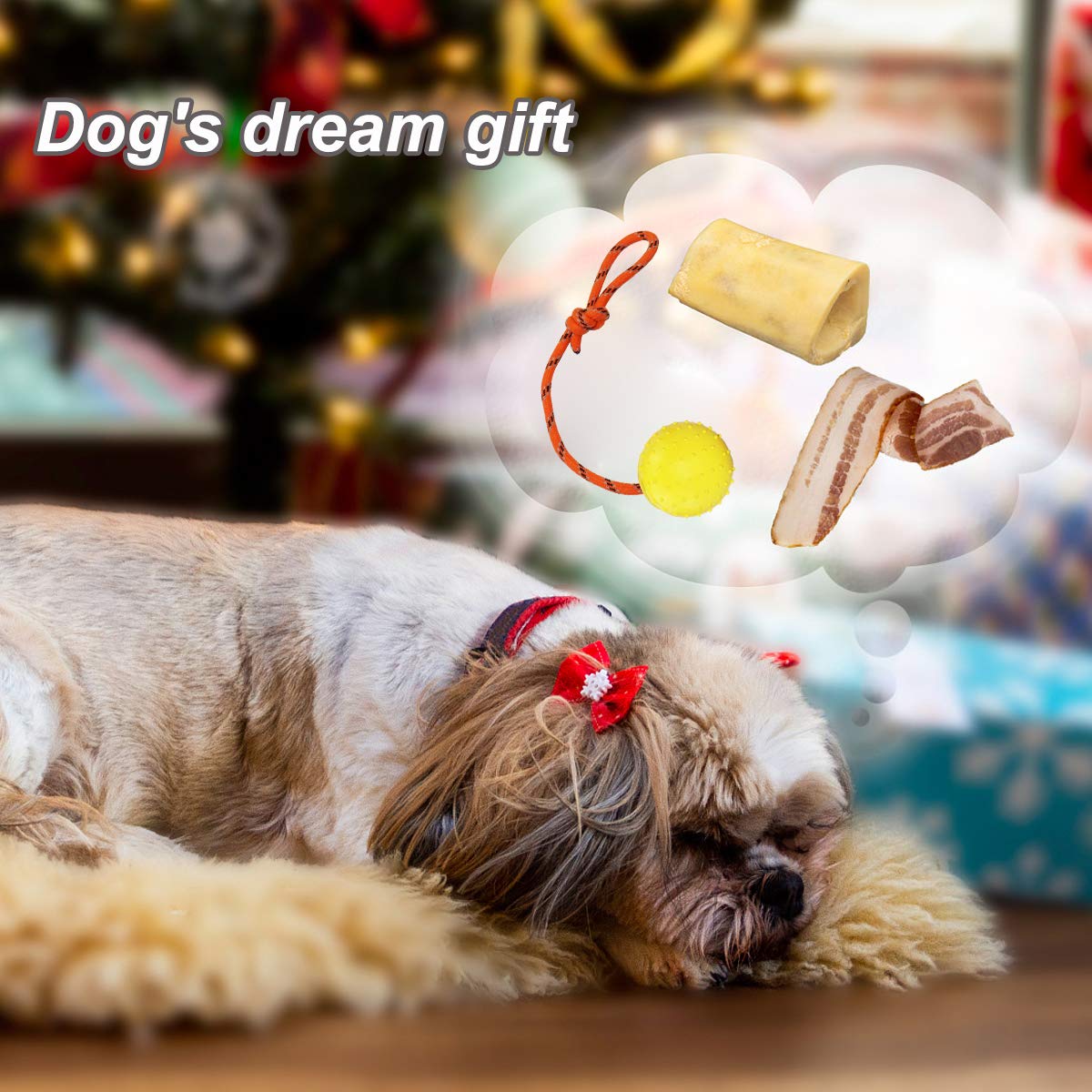 Nevperish bright-colored ball helps locate the toy quickly.