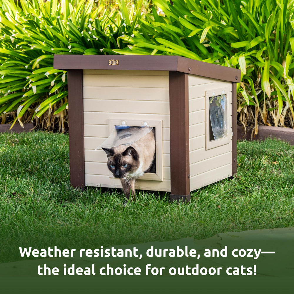 New Age Pet ECOFLEX Albany 10-year warranty badge signals long-term reliability.